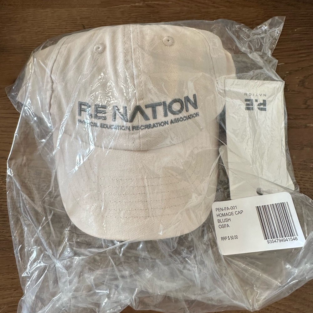 P.E Nation Cream Cap NWT Baseball Hat